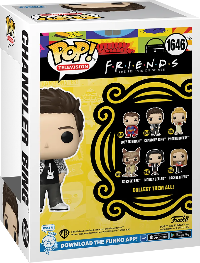 FUN80185 Friends - Chandler (College Outfit) Pop! Vinyl - Funko - Titan Pop Culture