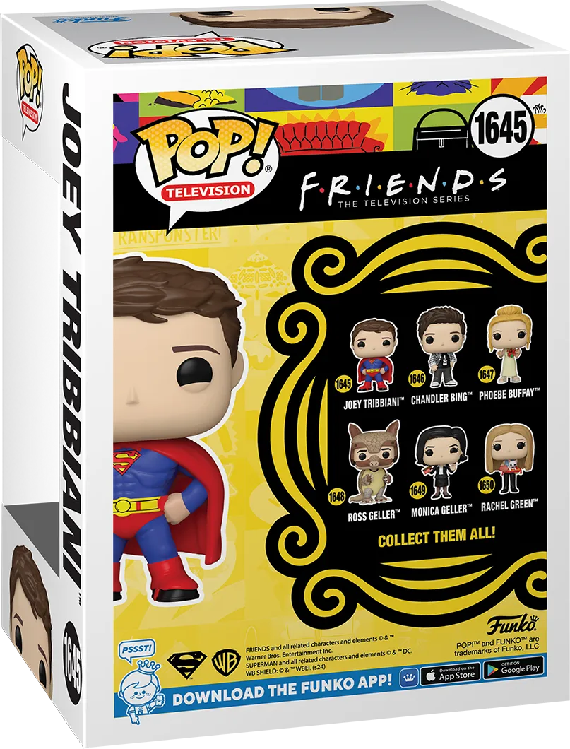 FUN80186 Friends - Joey (Superman Costume) Pop! Vinyl - Funko - Titan Pop Culture