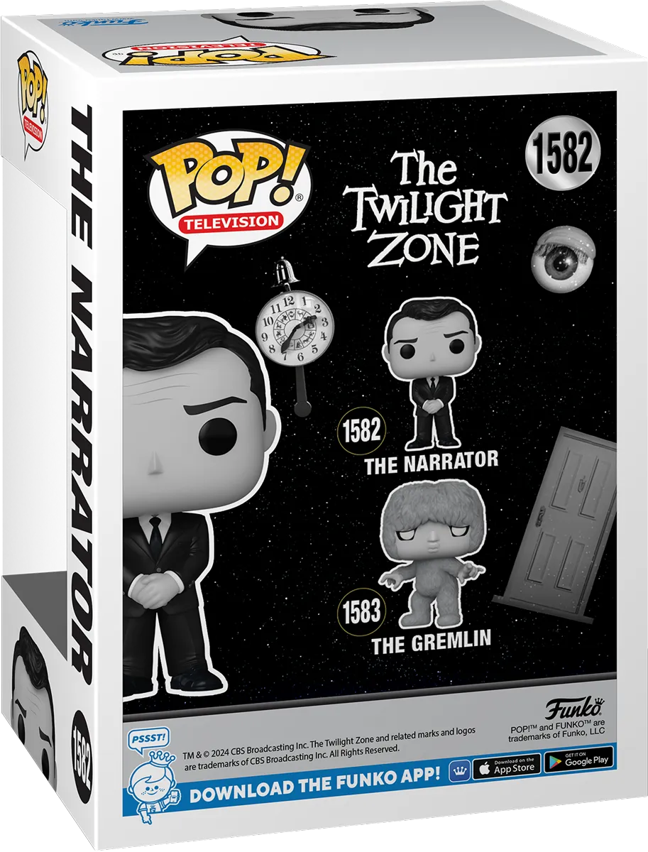 FUN80198 Twilight Zone - The Narrator Pop! Vinyl - Funko - Titan Pop Culture