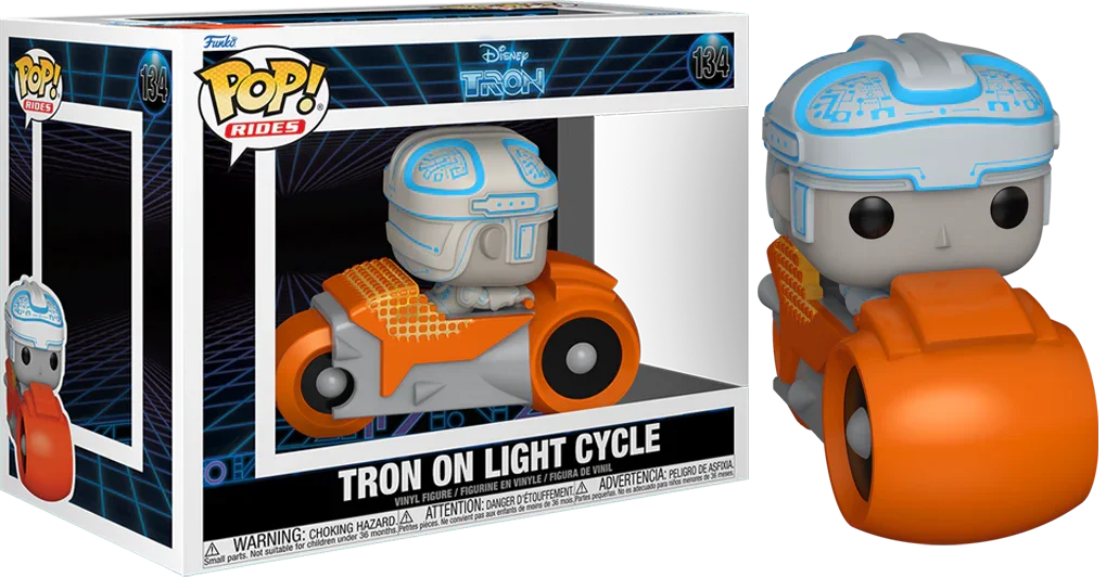 Tron (1982) - Tron en Light Cycle Pop! Rides Vinyl