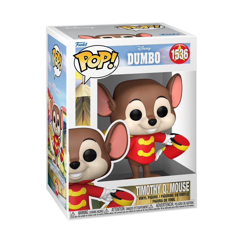 FUN80208 Dumbo (1941) - Timothy Q. Mouse Pop! Vinyl - Funko - Titan Pop Culture