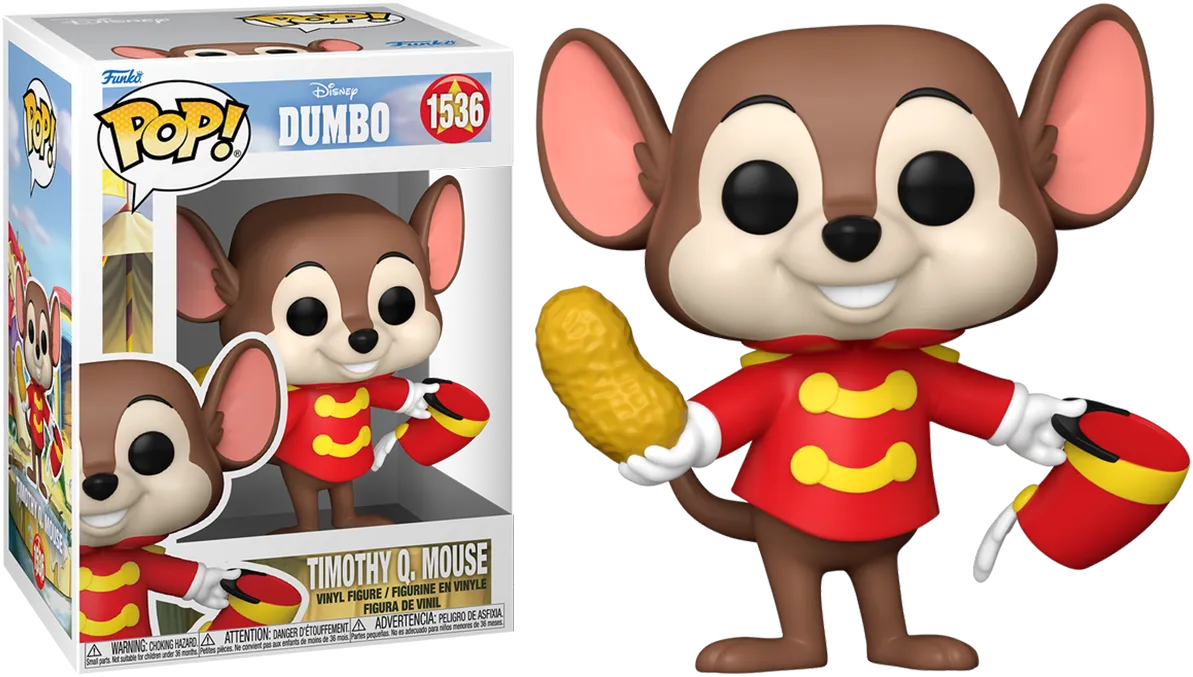 FUN80208 Dumbo (1941) - Timothy Q. Mouse Pop! Vinyl - Funko - Titan Pop Culture