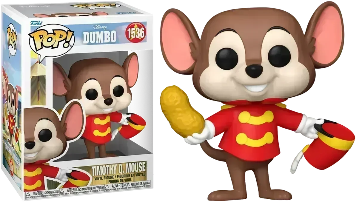 FUN80208 Dumbo (1941) - Timothy Q. Mouse Pop! Vinyl - Funko - Titan Pop Culture