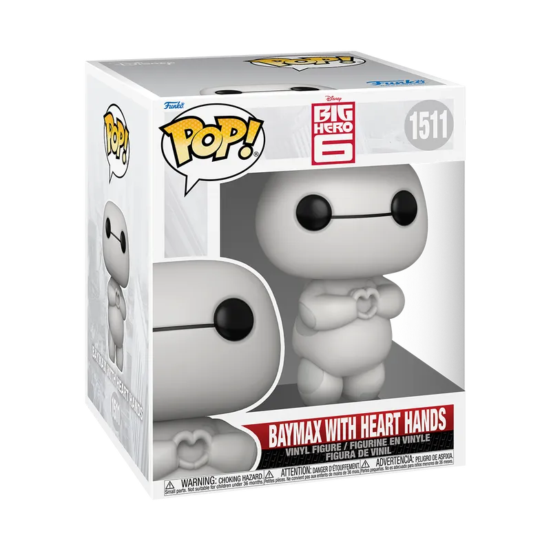 FUN80211 Big Hero 6 - Baymax with Heart Hands 6" Pop! Vinyl - Funko - Titan Pop Culture