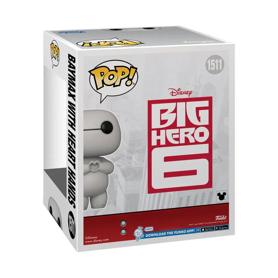 FUN80211 Big Hero 6 - Baymax with Heart Hands 6" Pop! Vinyl - Funko - Titan Pop Culture