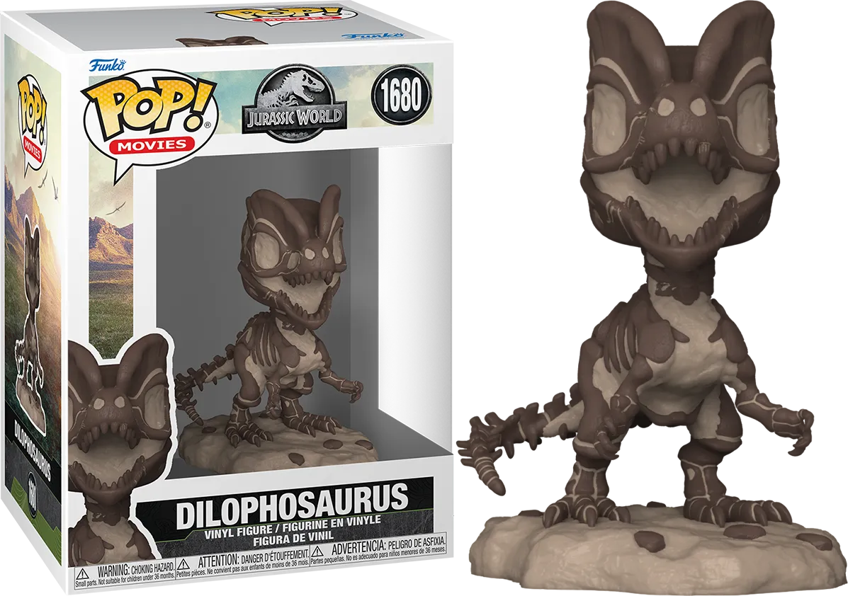 FUN80223 Jurassic World - Dilophosaurus Fossil Pop! Vinyl - Funko - Titan Pop Culture