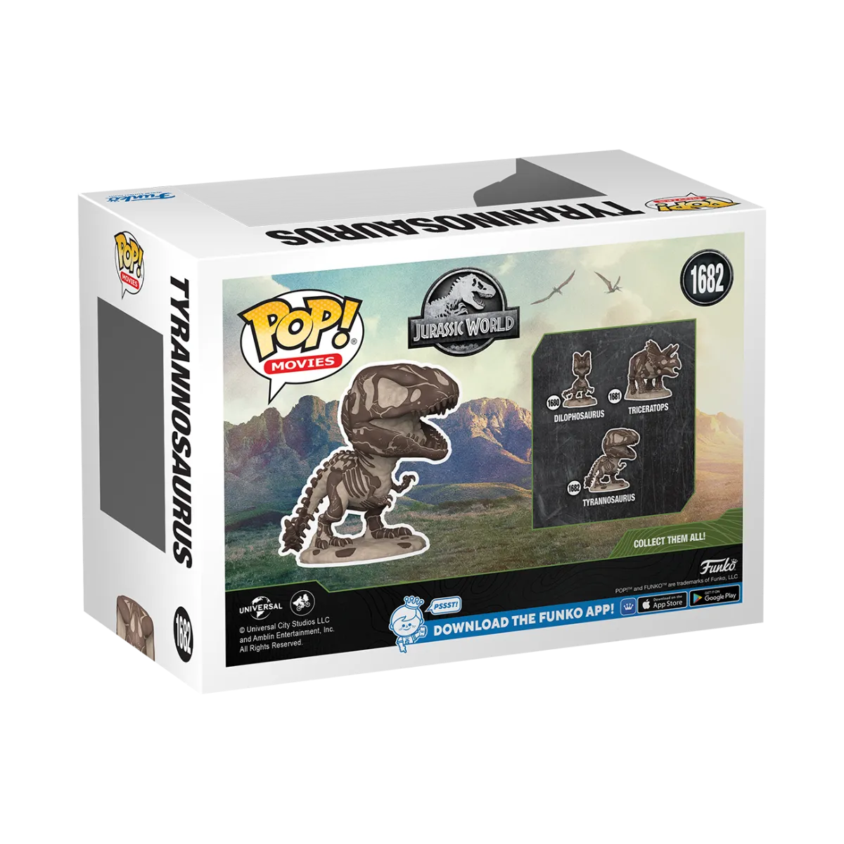 FUN80225 Jurassic World - Tyrannosaurus Fossil Pop! Vinyl - Funko - Titan Pop Culture