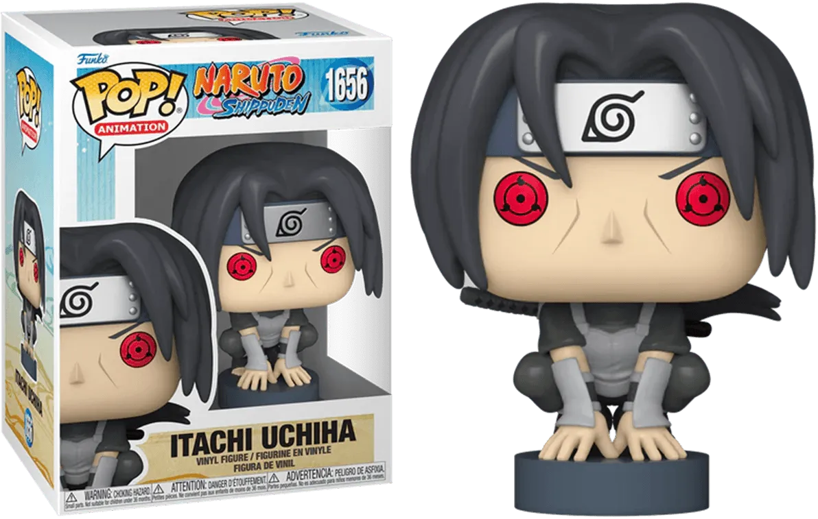 FUN80250 Naruto: Shippuden - Itachi Uchiha with Sharingan Eyes Pop! Vinyl - Funko - Titan Pop Culture