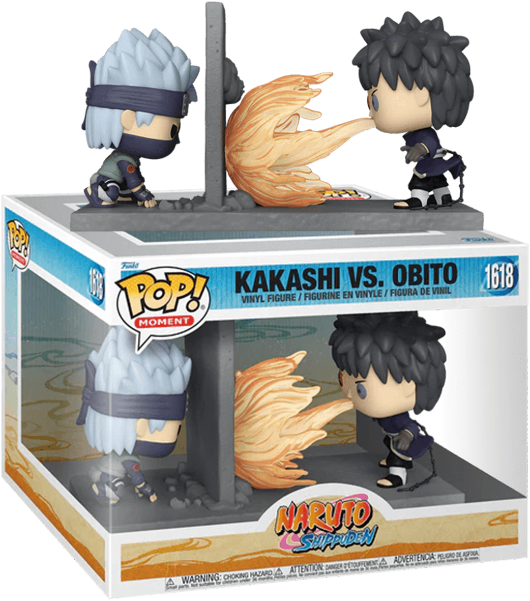 FUN80256 Naruto - Kakashi Vs Obito Pop! Vinyl Moment - Funko - Titan Pop Culture