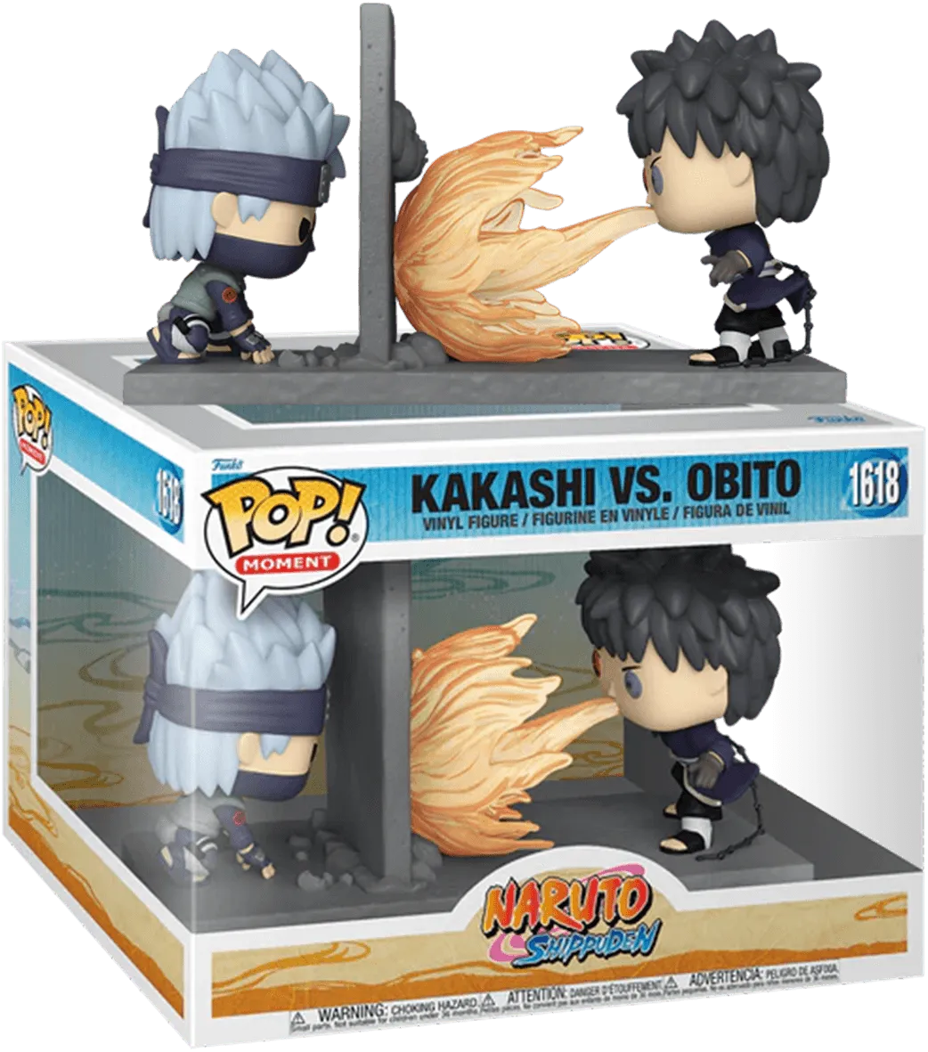 FUN80256 Naruto - Kakashi Vs Obito Pop! Vinyl Moment - Funko - Titan Pop Culture