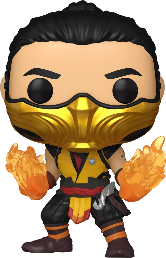 FUN80274 Mortal Kombat 1 - Scorpion (Fire Hands) Pop! Vinyl - Funko - Titan Pop Culture