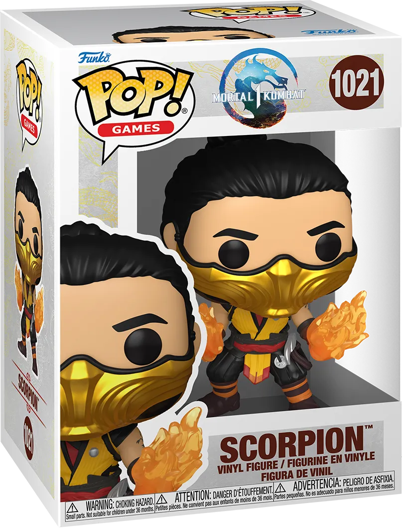 FUN80274 Mortal Kombat 1 - Scorpion (Fire Hands) Pop! Vinyl - Funko - Titan Pop Culture