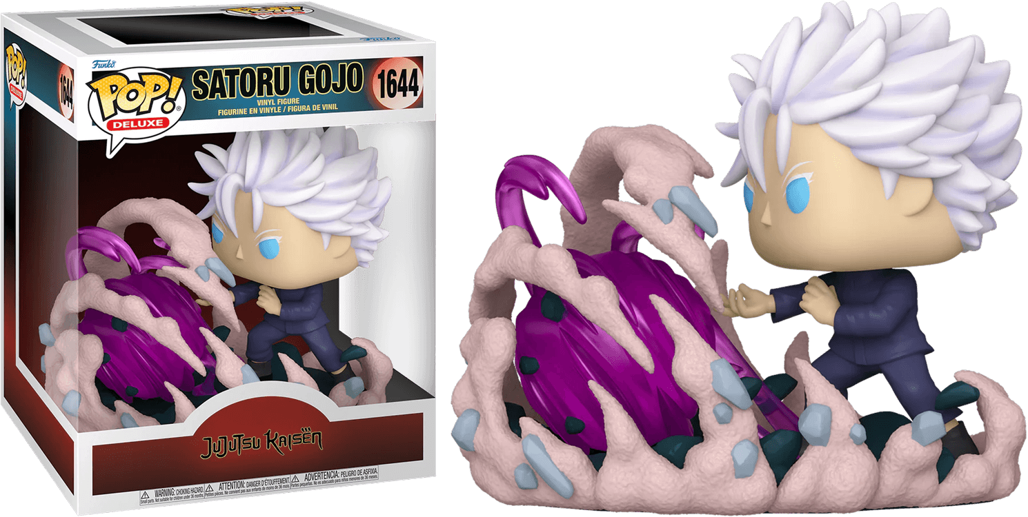 FUN80284 Jujutsu Kaisen - Saroru Gojo using Hollow Technique: Purple Pop! Deluxe - Funko TBA - Titan Pop Culture