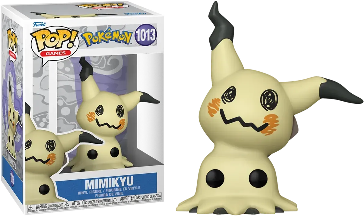 FUN80287 + FUN80288 + FUN80289 Pokemon - Alolan Raichu, Mimikyu & Quaxly Pop! Vinyl Bundle (Set of 3) - Funko - Titan Pop Culture