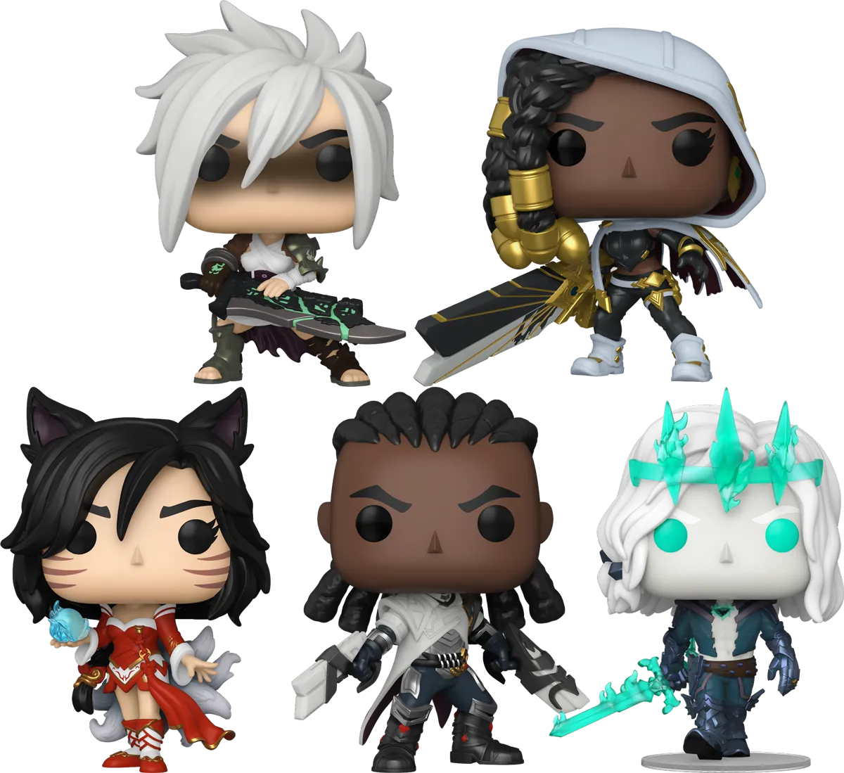 FUN80299 + FUN80300 + FUN80301 + FUN80302 + FUN80303 League of Legends - Powerspike Pop! Vinyl Bundle (Set of 5) - Funko - Titan Pop Culture