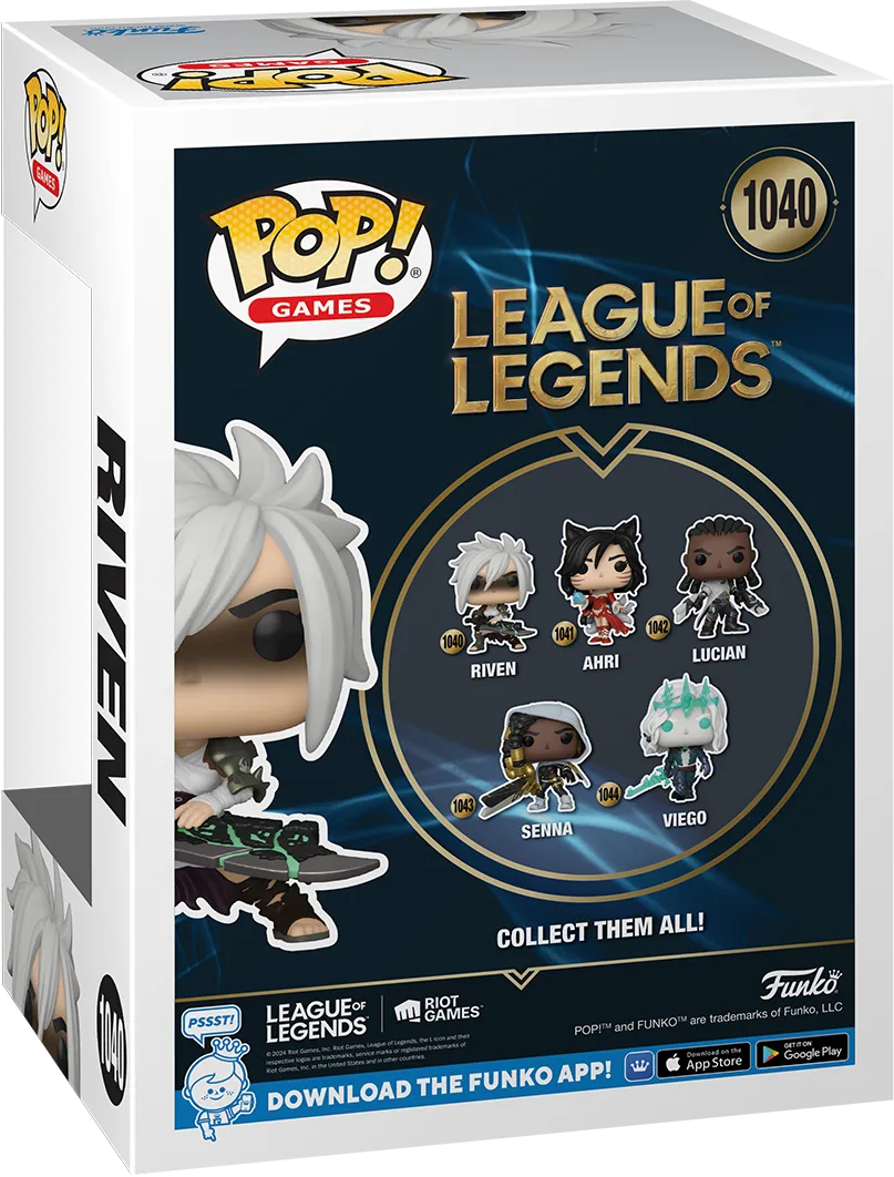 FUN80299 League of Legends - Riven Pop! Vinyl - Funko - Titan Pop Culture