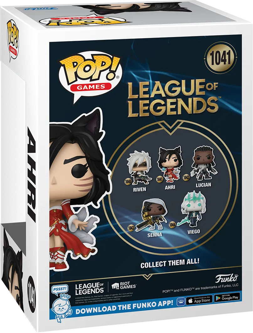 FUN80300 League of Legends - Ahri Pop! Vinyl - Funko - Titan Pop Culture