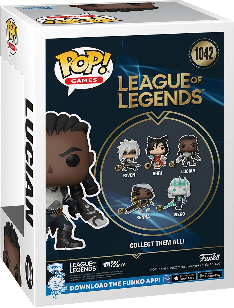 FUN80301 League of Legends - Lucian Pop! Vinyl - Funko - Titan Pop Culture