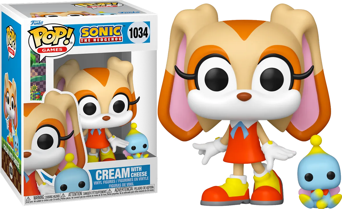 FUN80307 Sonic the Hedgehog - Cream with Cheese Pop! Vinyl - Funko - Titan Pop Culture