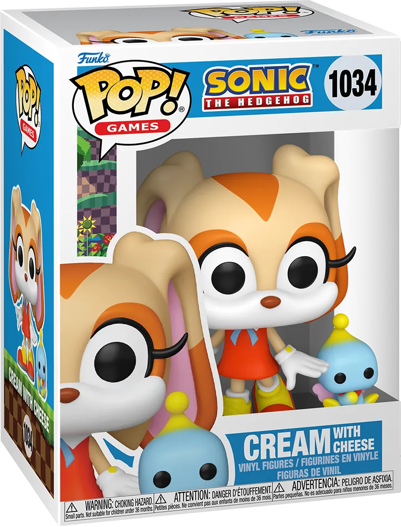 FUN80307 Sonic the Hedgehog - Cream with Cheese Pop! Vinyl - Funko - Titan Pop Culture