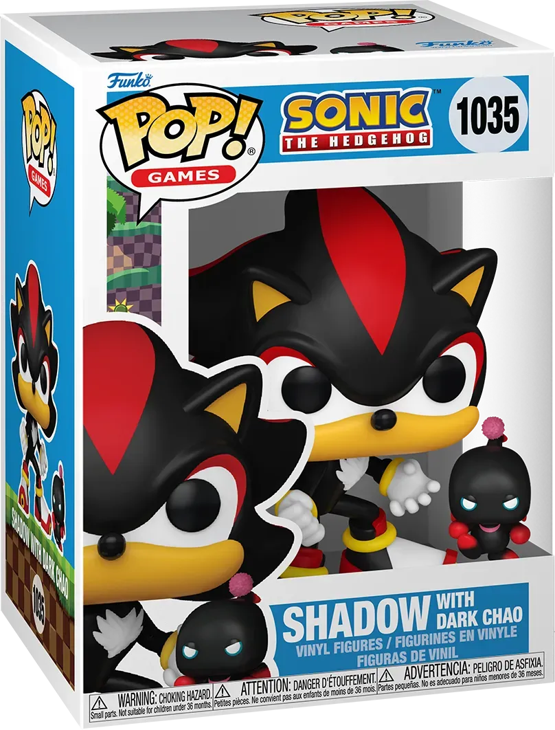 FUN80308 Sonic the Hedgehog - Shadow with Dark Chao Pop! Vinyl - Funko - Titan Pop Culture