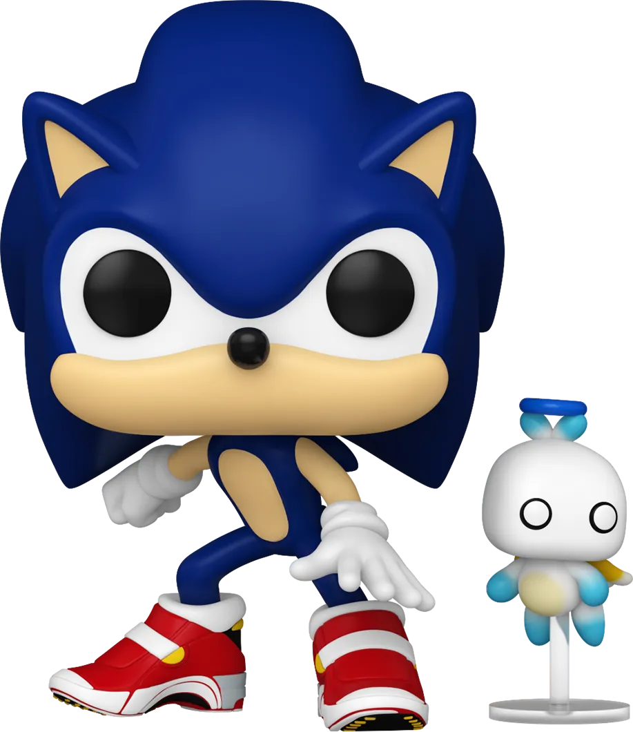 FUN80309 Sonic the Hedgehog - Sonic with Chao Pop! Vinyl - Funko - Titan Pop Culture