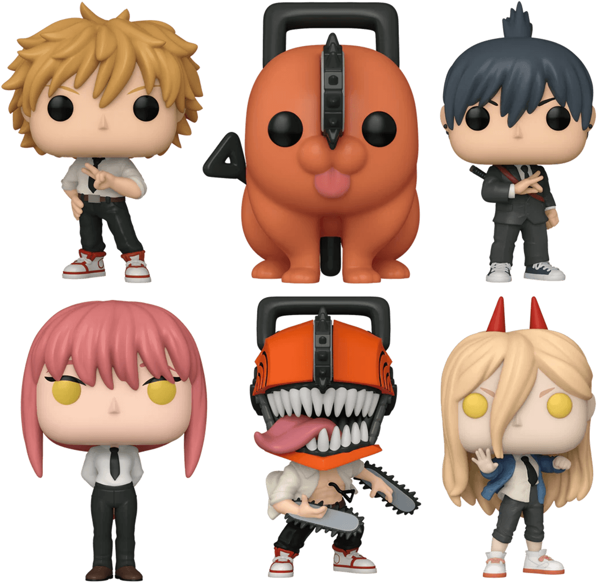 FUN80319 + FUN80320 + FUN80321 + FUN80322 + FUN80323 + FUN80324 Chainsaw Man - Devil Hunters Pop! Vinyl Bundle (Set of 6) - Funko - Titan Pop Culture