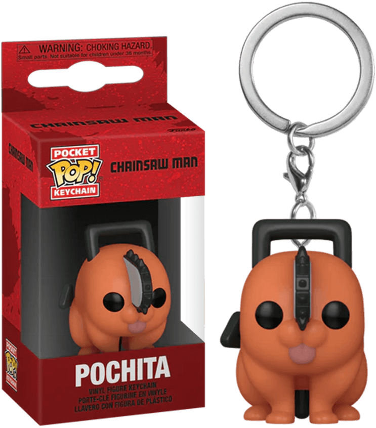 FUN80326 Chainsaw Man - Pochita Pop! Keychain - Funko - Titan Pop Culture