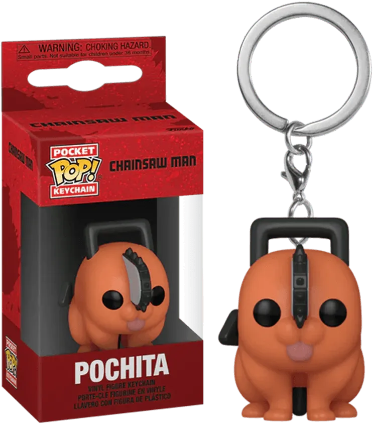 FUN80326 Chainsaw Man - Pochita Pop! Keychain - Funko TBA - Titan Pop Culture