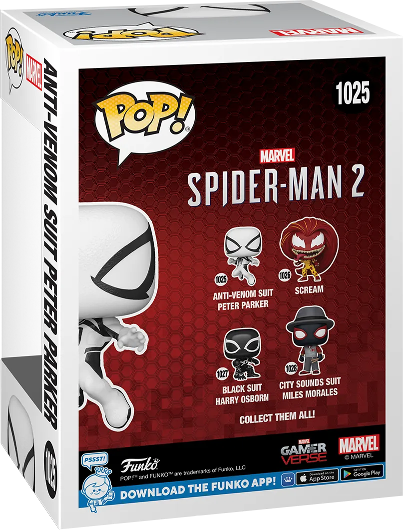 FUN80327 Spider-Man 2 (VG 2023) - Anti-Venom Suit Peter Parker Pop! Vinyl - Funko - Titan Pop Culture