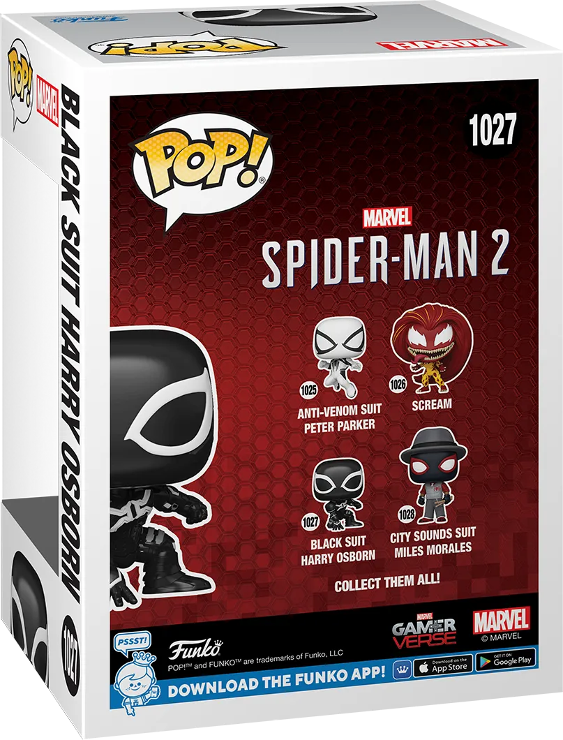 FUN80328 Spider-Man 2 (VG 2023) - Black Suit Harry Osborn Pop! Vinyl - Funko - Titan Pop Culture