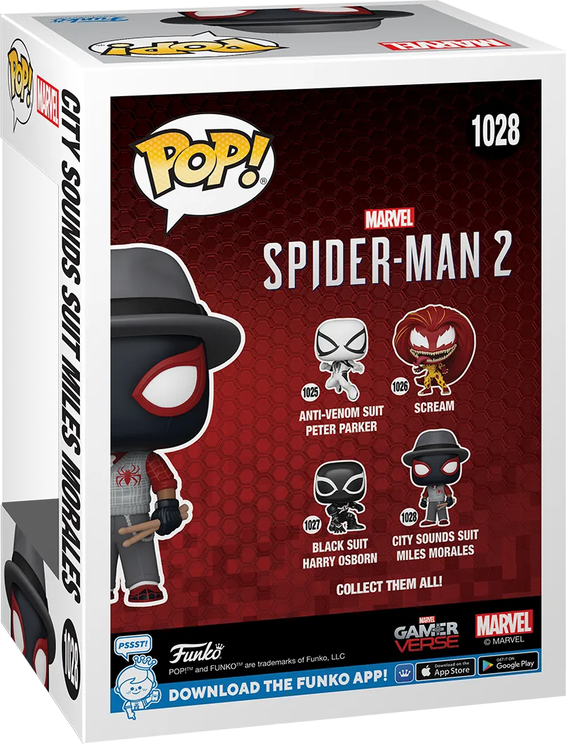 FUN80330 Spider-Man 2 (VG 2023) - City Sounds Suit Miles Morales Pop! Vinyl - Funko - Titan Pop Culture