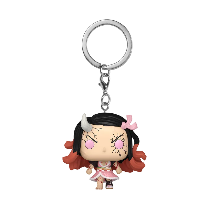 FUN80336 Demon Slayer - Nezuko Kamado (Demon Form) Pocket Pop! Keychain - Funko - Titan Pop Culture