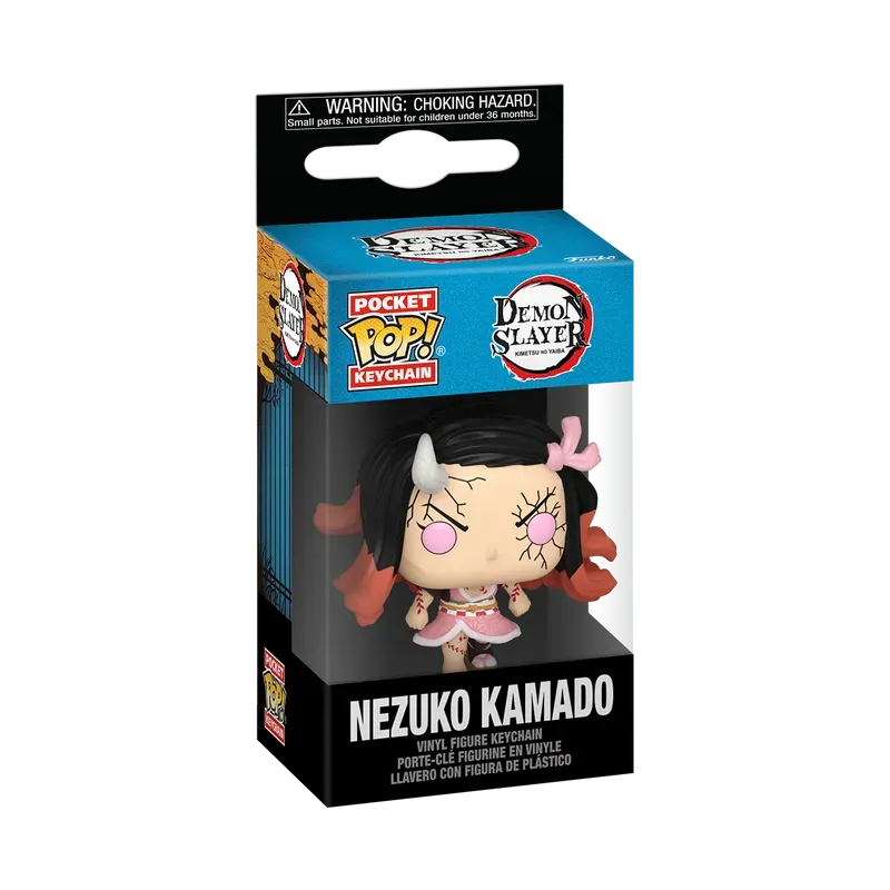 FUN80336 Demon Slayer - Nezuko Kamado (Demon Form) Pocket Pop! Keychain - Funko - Titan Pop Culture