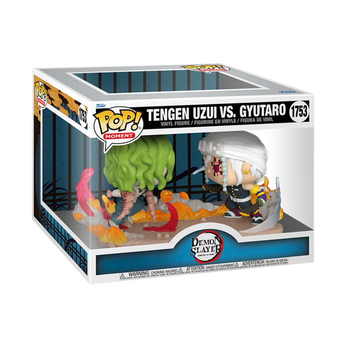 FUN80338 Demon Slayer - Tengen Uzui vs. Gyutaro Pop! Moment Vinyl - Funko - Titan Pop Culture