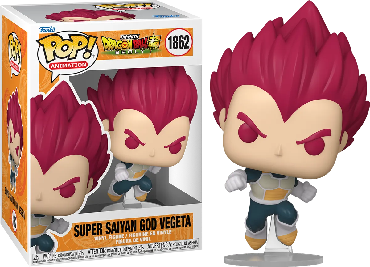 FUN80362 Dragon Ball Super: Broly - Super Saiyan God Vegeta Pop! Vinyl - Funko - Titan Pop Culture