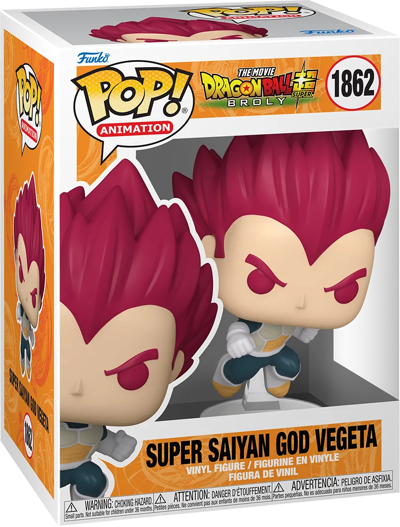 FUN80362 Dragon Ball Super: Broly - Super Saiyan God Vegeta Pop! Vinyl - Funko - Titan Pop Culture