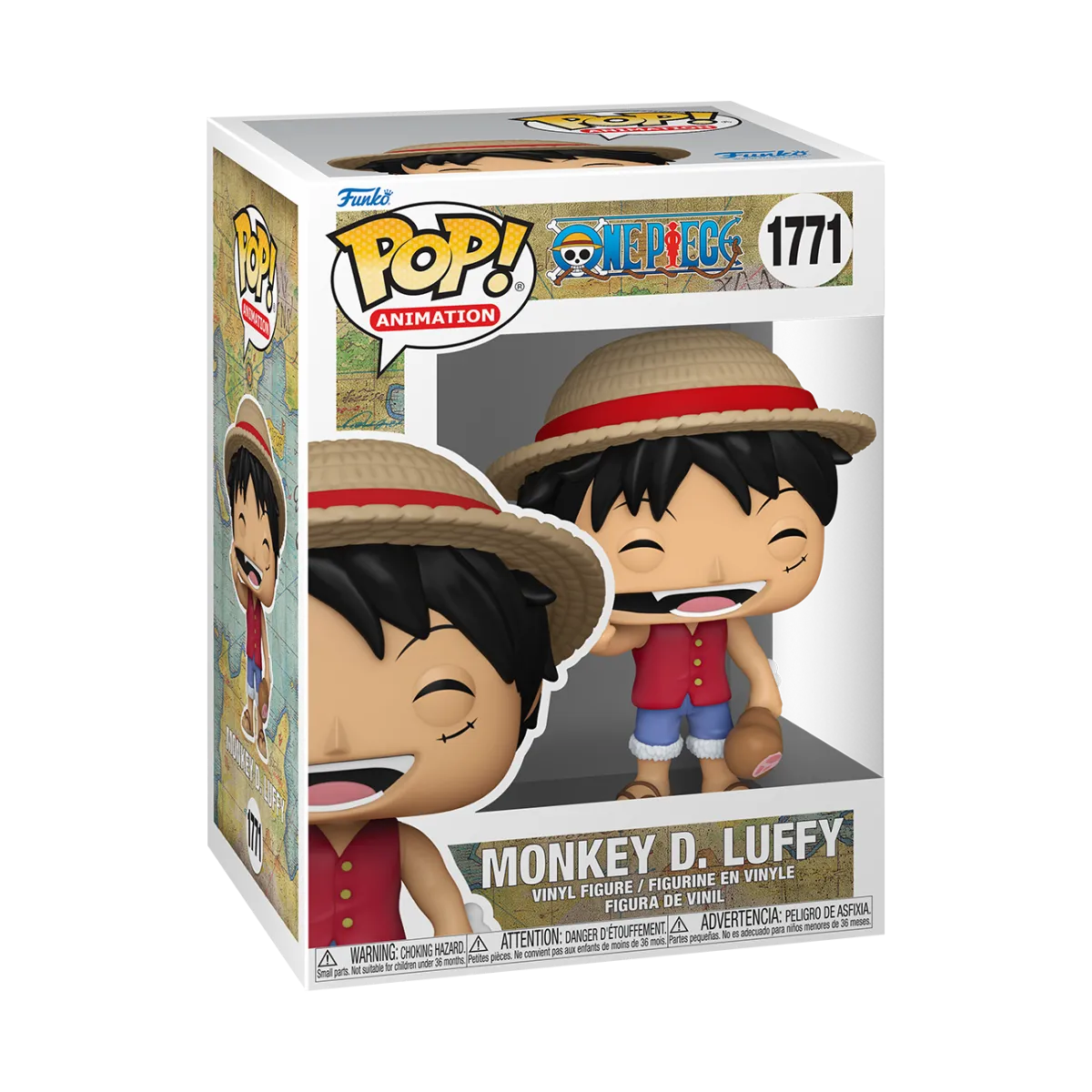 FUN80365 One Piece - Monkey D. Luffy with Meat Pop! Vinyl - Funko - Titan Pop Culture