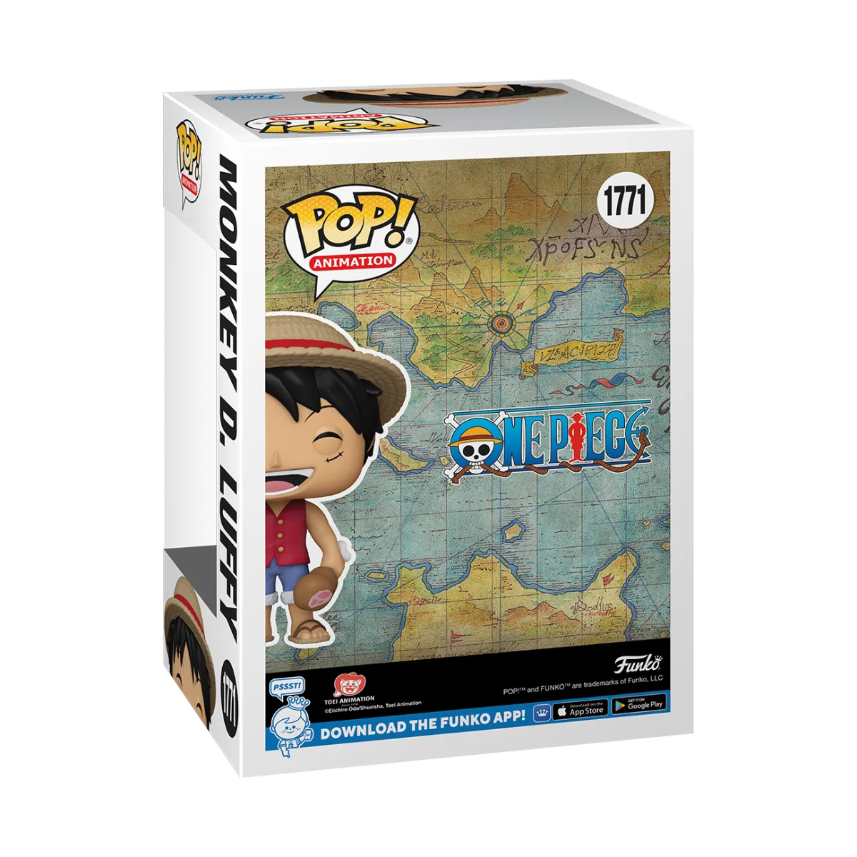 FUN80365 One Piece - Monkey D. Luffy with Meat Pop! Vinyl - Funko - Titan Pop Culture