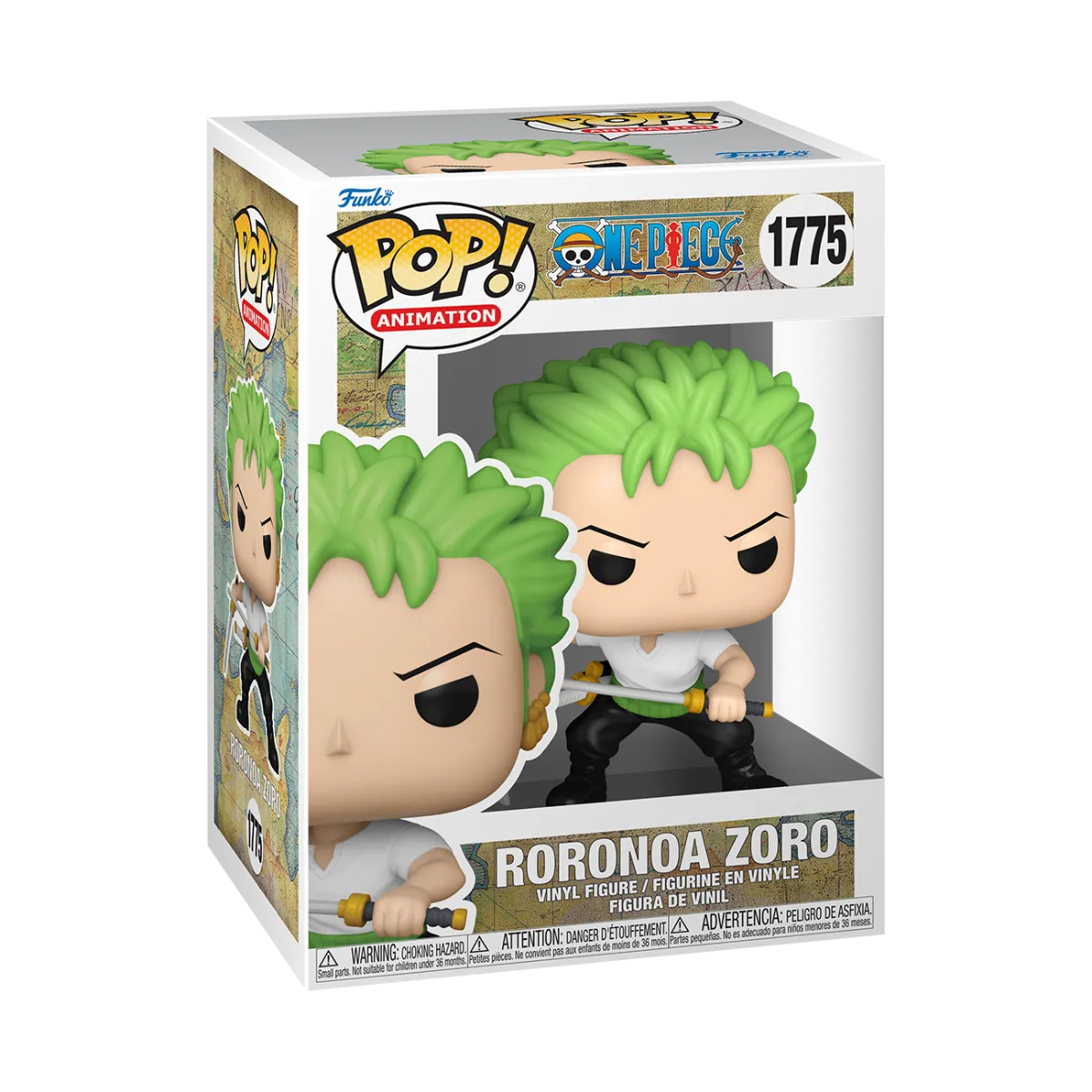 FUN80369BUNDLE One Piece - Roronoa Zoro (Two Sword Style) Pop! Vinyl - Chase Bundle / Case - Funko - Titan Pop Culture