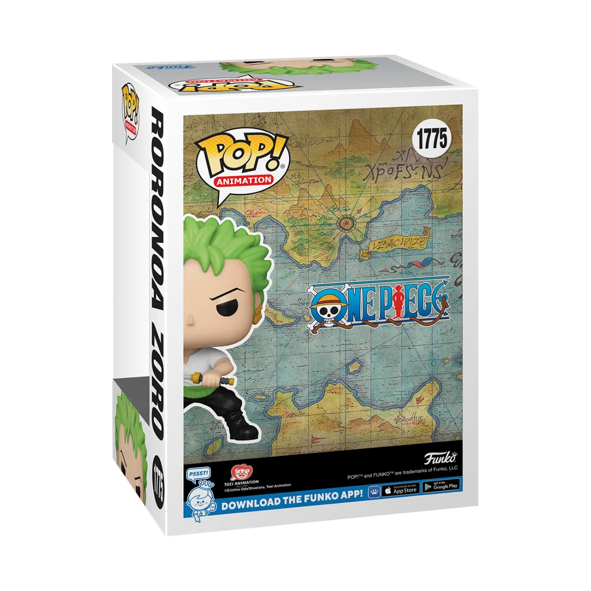 FUN80369BUNDLE One Piece - Roronoa Zoro (Two Sword Style) Pop! Vinyl - Chase Bundle / Case - Funko - Titan Pop Culture