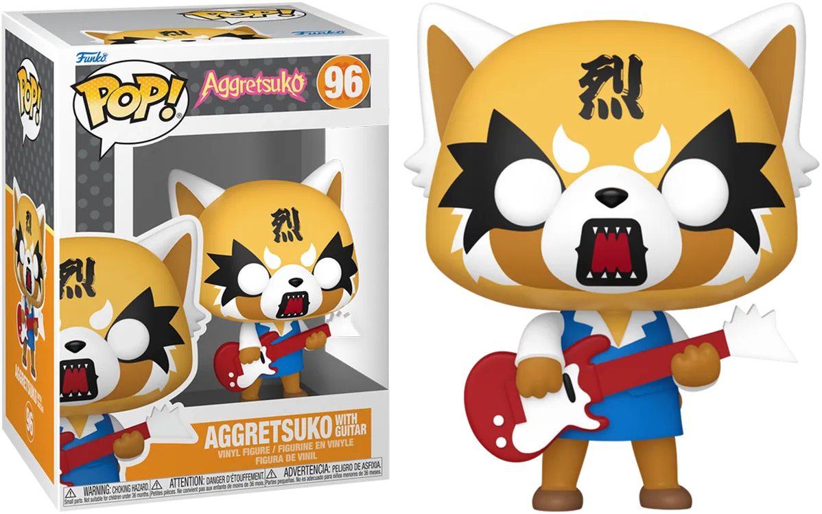 FUN80391 Aggretsuko - Aggretsuko with Guitar Pop! Vinyl - Funko - Titan Pop Culture