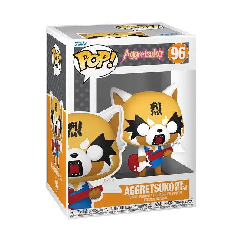 FUN80391 Aggretsuko - Aggretsuko with Guitar Pop! Vinyl - Funko - Titan Pop Culture