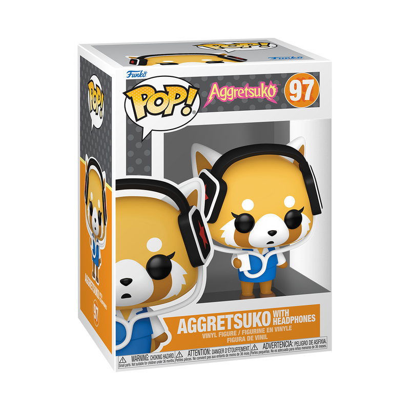 Aggretsuko - Aggretsuko with Headphones Pop! Vinyl