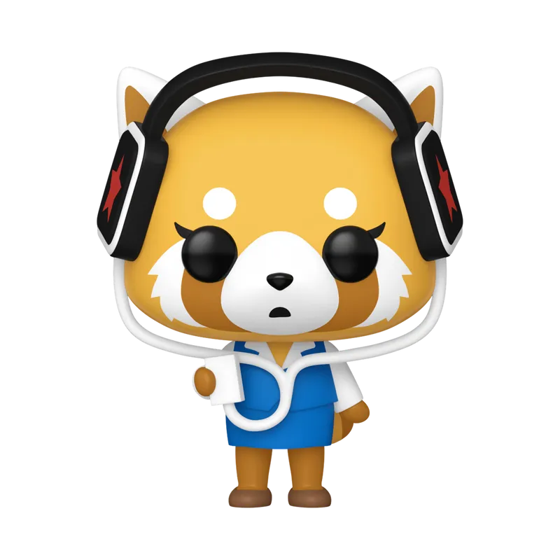 FUN80392 Aggretsuko - Aggretsuko with Headphones Pop! Vinyl - Funko - Titan Pop Culture