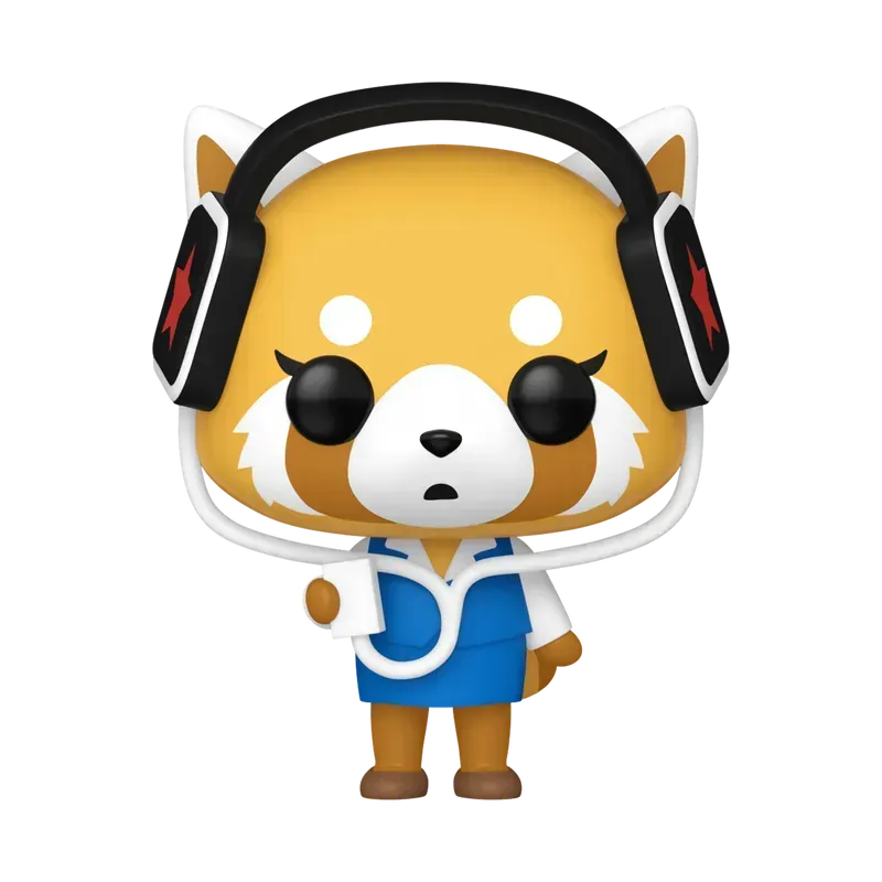 FUN80392 Aggretsuko - Aggretsuko with Headphones Pop! Vinyl - Funko - Titan Pop Culture