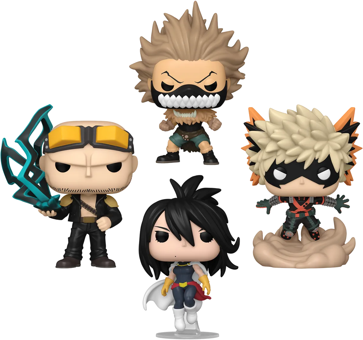 FUN80393 + FUN80395 + FUN80396 + FUN82846 My Hero Academia - Hero Society Pop! Vinyl Bundle (Set of 4) - Funko - Titan Pop Culture