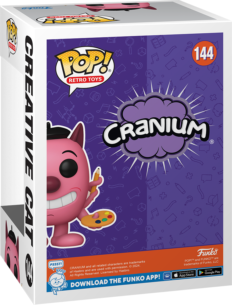 FUN80424 Retro Toys: Cranium - Creative Cat Pop! Vinyl - Funko - Titan Pop Culture