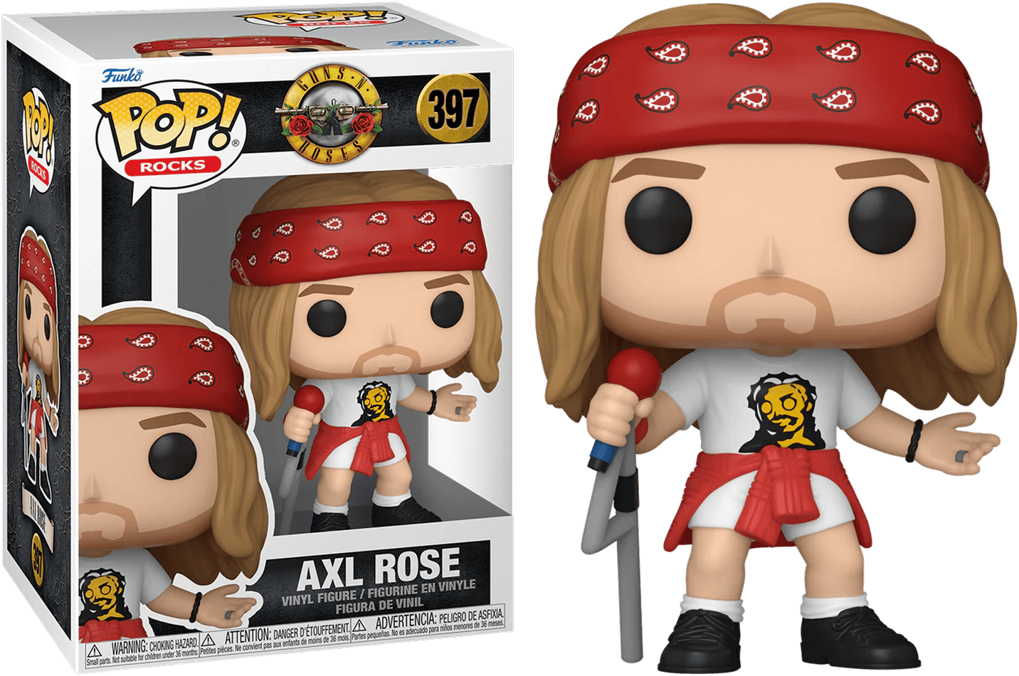 FUN80482 Guns N Roses - Axel Rose (1992) Pop! Vinyl - Funko - Titan Pop Culture