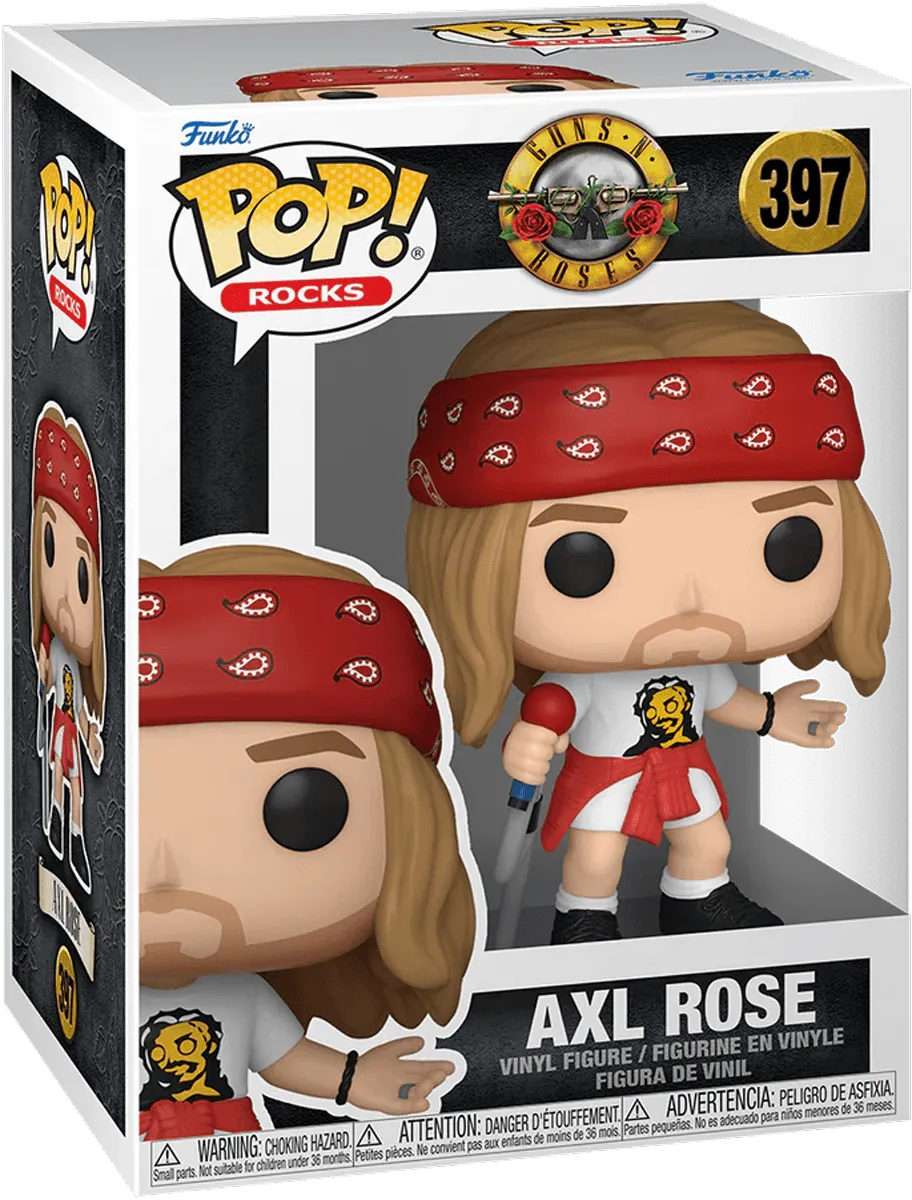 FUN80482 Guns N Roses - Axel Rose (1992) Pop! Vinyl - Funko - Titan Pop Culture